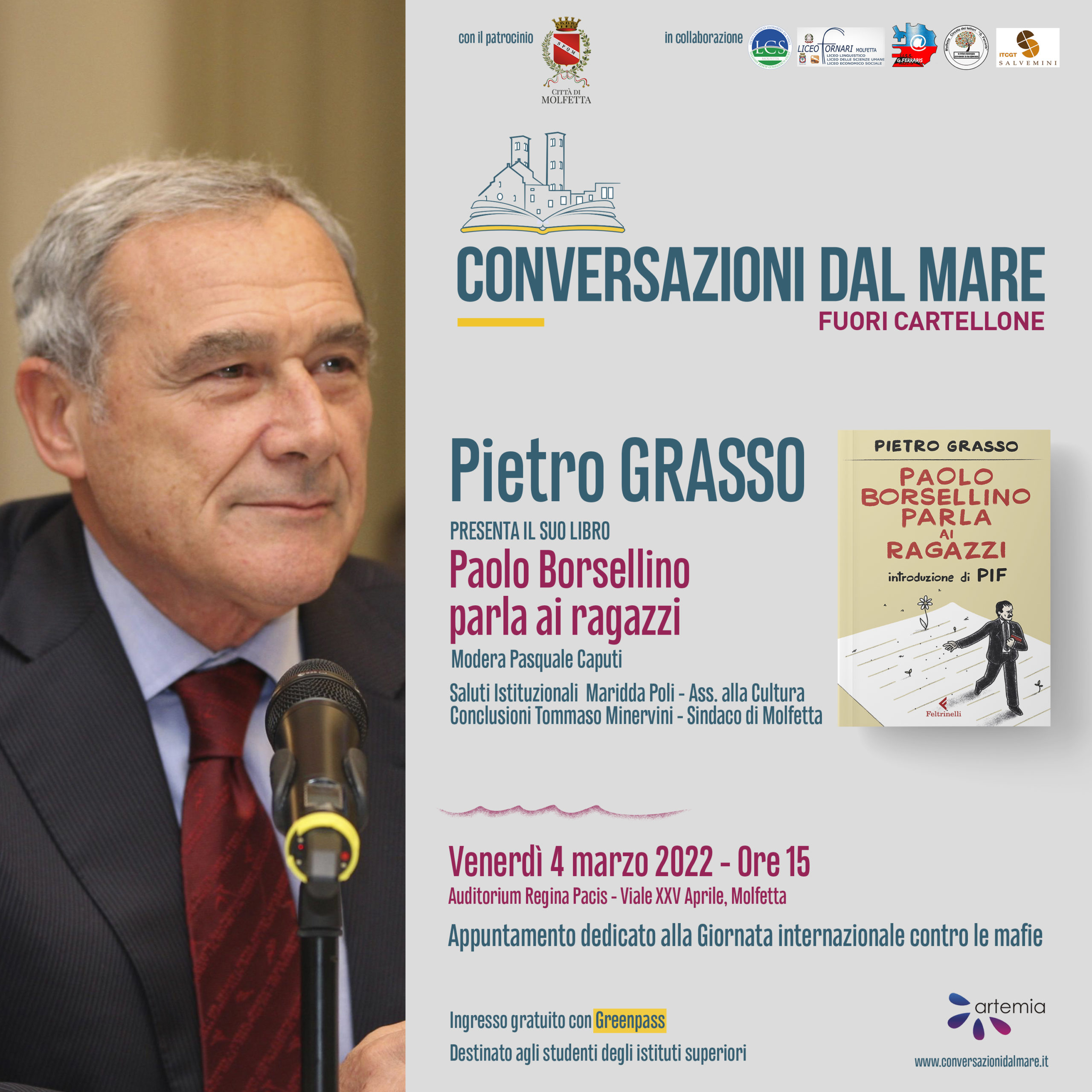 Pietro Grasso a Conversazioni dal Mare