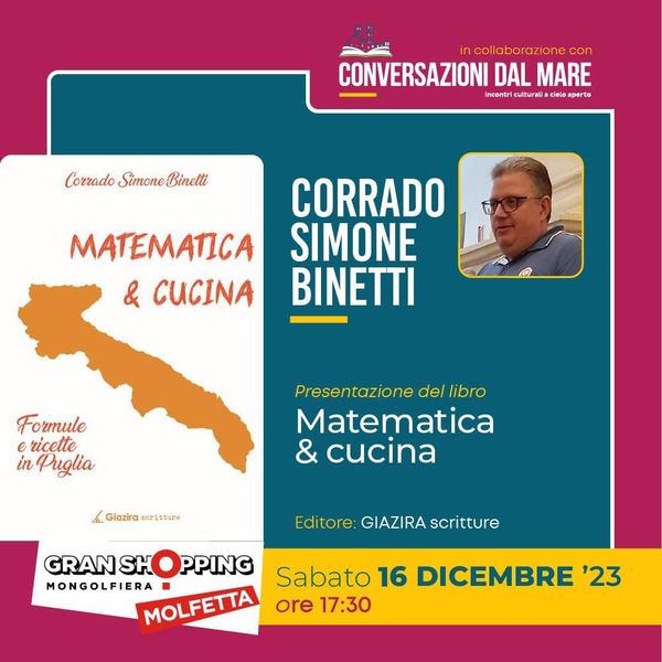 𝗠𝗮𝘁𝗲𝗺𝗮𝘁𝗶𝗰𝗮 & 𝗖𝘂𝗰𝗶𝗻𝗮 di Corrado Simone Binetti